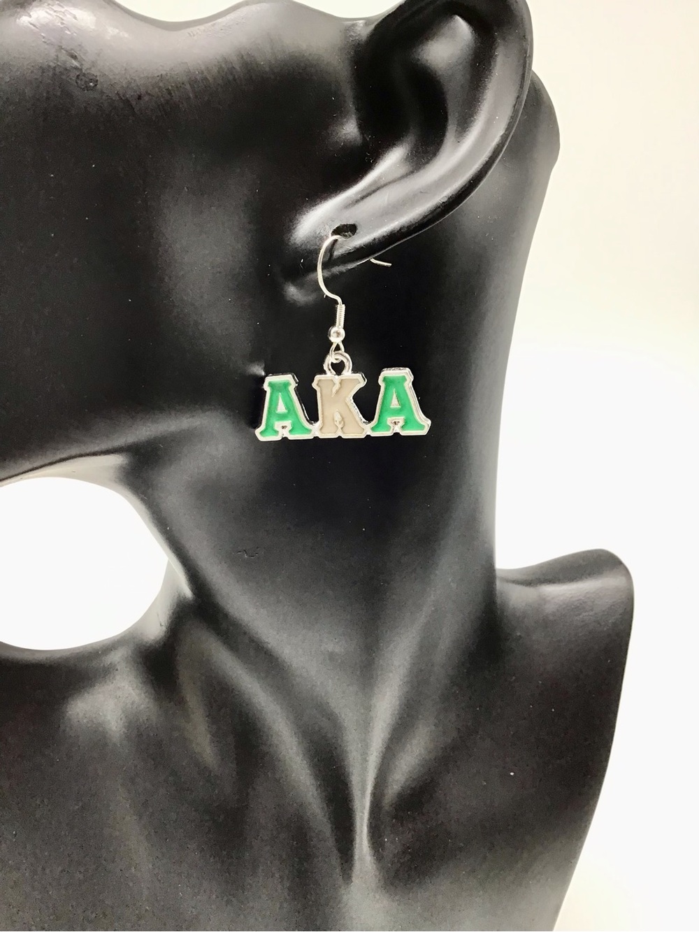 AKA Letter Drop Earrings